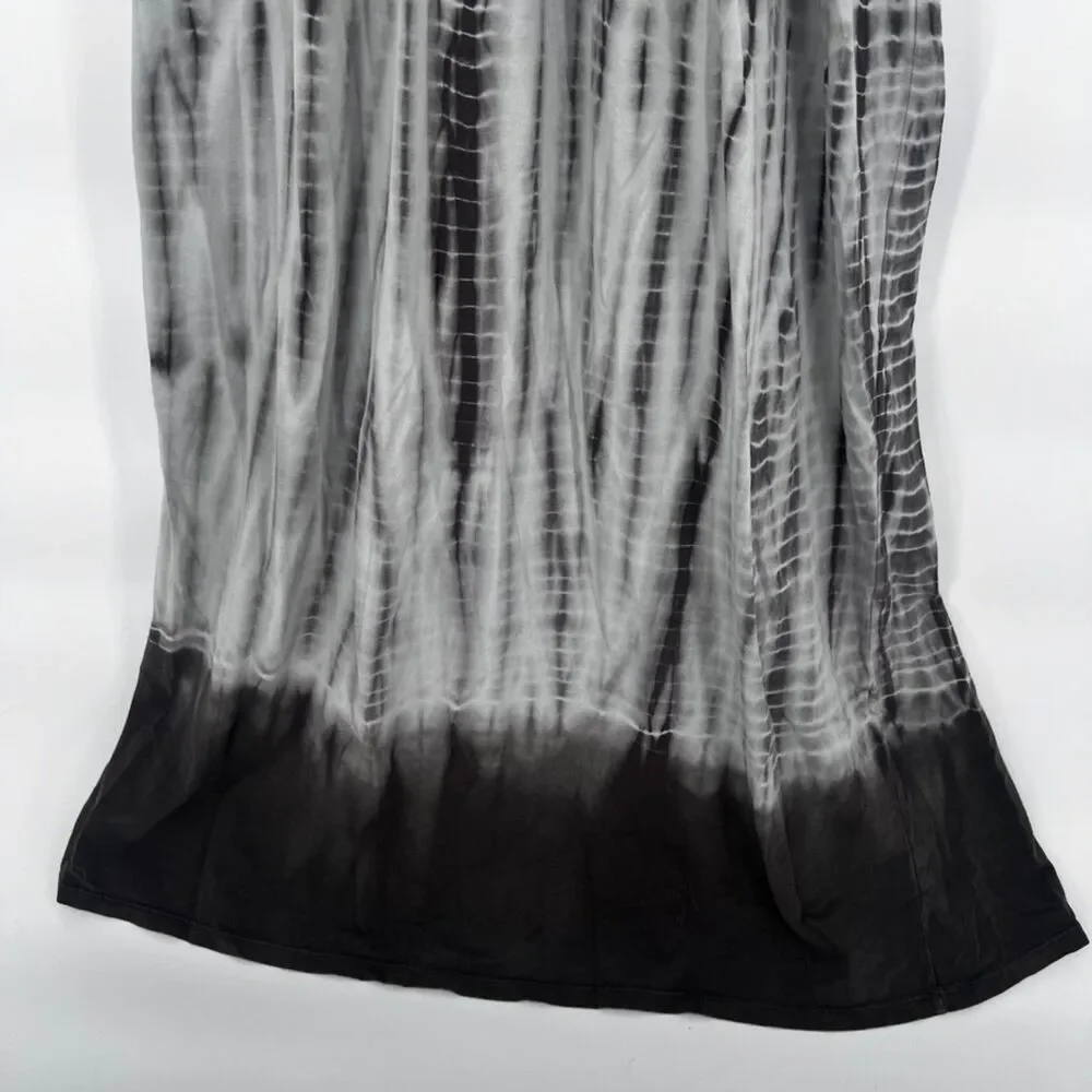 Romeo & Juliet Couture Sleeveless‎ Vneck Tie Dye Ombre Boho Beachy Dress Sz LG